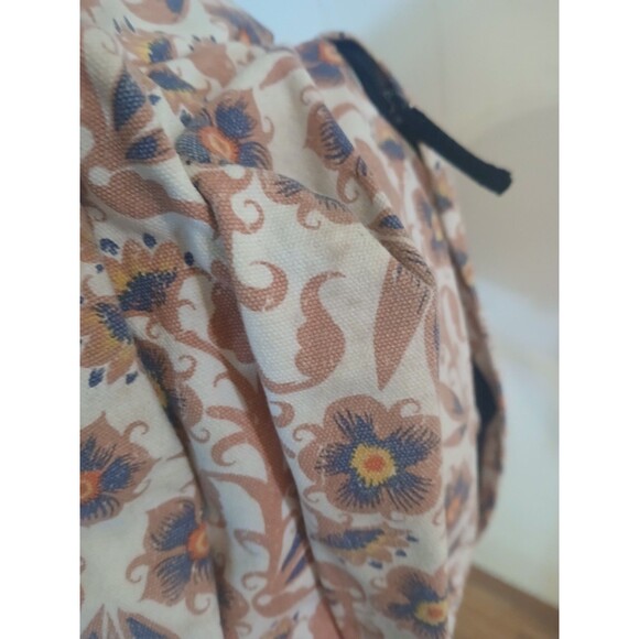 VANS Off the Wall Pink Beige Blue Floral Backpack - Picture 5 of 5